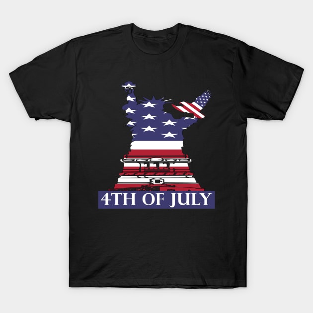 4th of july T-Shirt by karascom